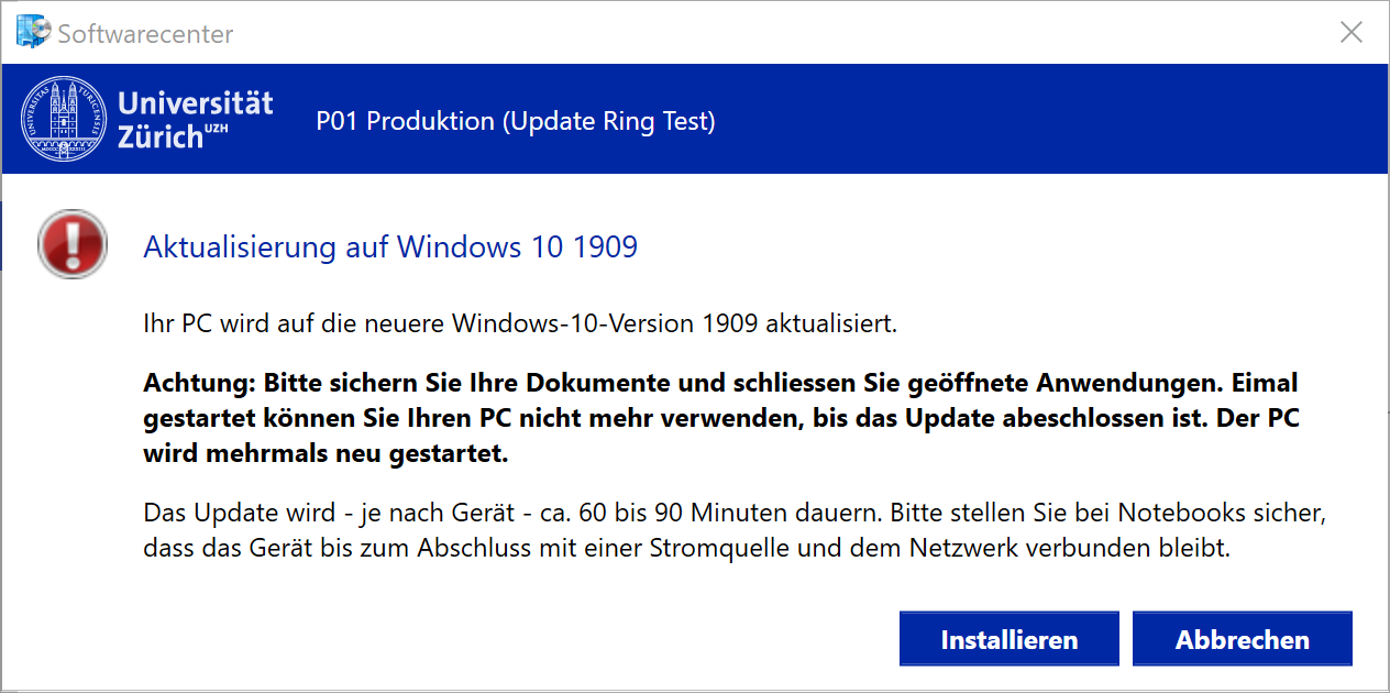 Installationshinweise