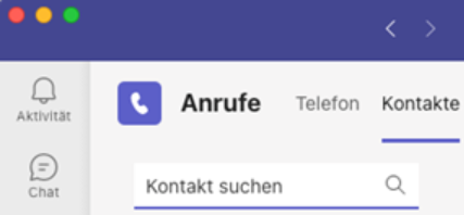 Kontakte einsehen